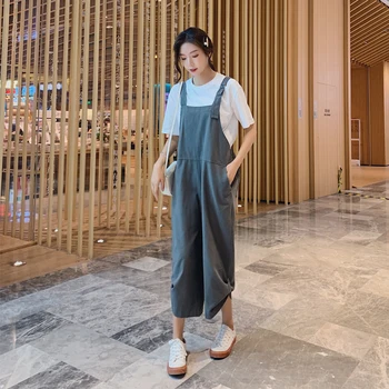 2020 Spring And Summer New Youth Popular Solid Color Loose Version Big Bib Pants Fashion Wild Casual Pants Gray S-L
2020 Spring And Summer New Youth Popular Solid Color Loose Version Big Bib Pants Fashion Wild Casual Pants Gray S-L