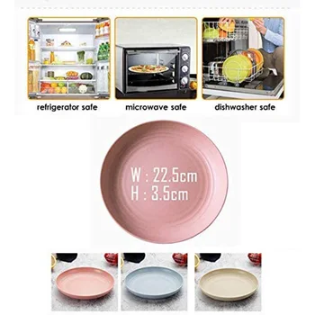 Creative Household Dish Plate Set Simple Net Red Wheat Straw Tableware Nordic Style Large Plate Dinner Plate Dish
Creative Household Dish Plate Set Simple Net Red Wheat Straw Tableware Nordic Style Large Plate Dinner Plate Dish