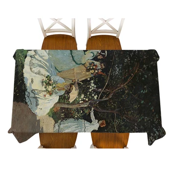 Monet-Women in the garden painting Decorative Waterproof Linen Tablecloth Thick Rectangular Dining Table Cover Tea Table Cloth
Monet-Women in the garden painting Decorative Waterproof Linen Tablecloth Thick Rectangular Dining Table Cover Tea Table Cloth