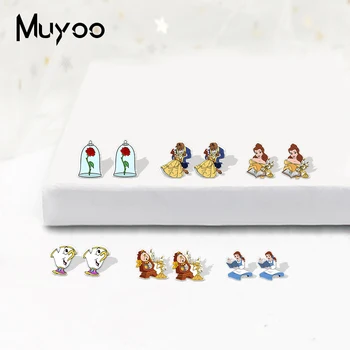 New Fashion Beauty and the Beast Icons Acrylic Epoxy Earrings Lovely Bell Princess Arylic Resin Earrings Gifts for Kids
New Fashion Beauty and the Beast Icons Acrylic Epoxy Earrings Lovely Bell Princess Arylic Resin Earrings Gifts for Kids