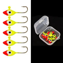 5pcs/Box Ice Fishing Metal Jigs Heads Winter Jigging Barbed Hooks For Walleye High-carbon Steel Fishhook Lure Fishing Accs
5pcs/Box Ice Fishing Metal Jigs Heads Winter Jigging Barbed Hooks For Walleye High-carbon Steel Fishhook Lure Fishing Accs