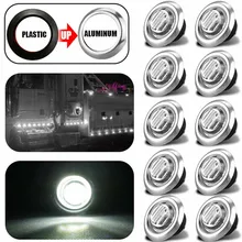 10X 3/4" 12V Marker Light LED Truck Trailer RV Round Side Bullet Indicator White High Quality Auto Parts Side Marker Lights
10X 3/4" 12V Marker Light LED Truck Trailer RV Round Side Bullet Indicator White High Quality Auto Parts Side Marker Lights