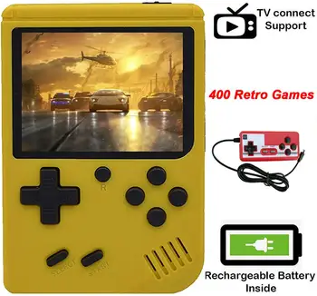 3 Inch Game Console Portable Handheld Game Player Built in 400 Games Two Player Gamepad Video Games Console for Kid Gifts
3 Inch Game Console Portable Handheld Game Player Built in 400 Games Two Player Gamepad Video Games Console for Kid Gifts