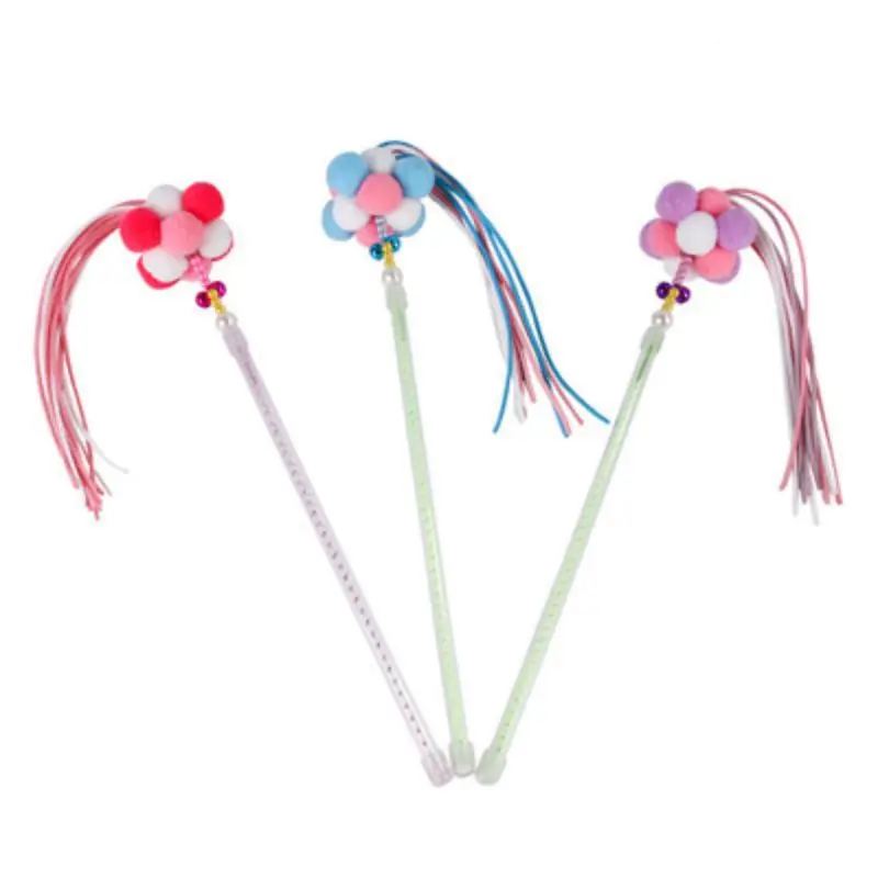 Cat Entertainment Toy Plush Balls With Tassels Funny Cat Toy Stick For Cats Teaser Fishing Rod Wand Toy Pet Supplies
Cat Entertainment Toy Plush Balls With Tassels Funny Cat Toy Stick For Cats Teaser Fishing Rod Wand Toy Pet Supplies