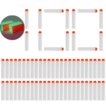 100PCS Darts For Nerf white Luminous Soft Hollow Hole Head 7.2cm Refill Darts Toy Gun Bullets for Nerf Series Blasters bb gun
100PCS Darts For Nerf white Luminous Soft Hollow Hole Head 7.2cm Refill Darts Toy Gun Bullets for Nerf Series Blasters bb gun