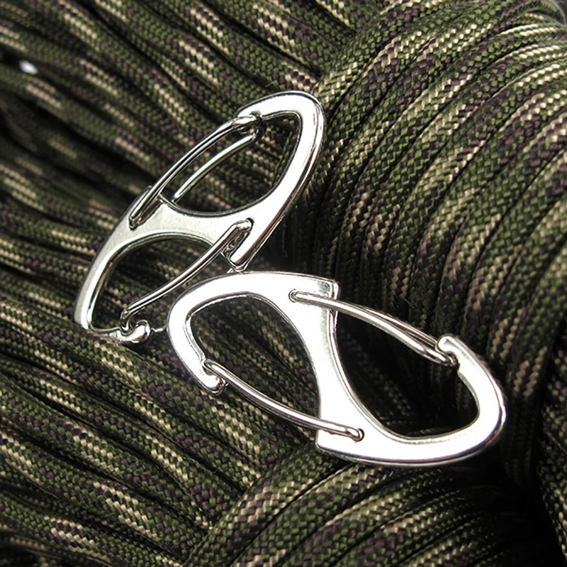 5Pcs Outdoor EDC Carabiners Buckles Hook Carrying Keyring Alloy 8 Word Mountaineering Buckle Fast Keychain Camping Survival Tool
5Pcs Outdoor EDC Carabiners Buckles Hook Carrying Keyring Alloy 8 Word Mountaineering Buckle Fast Keychain Camping Survival Tool