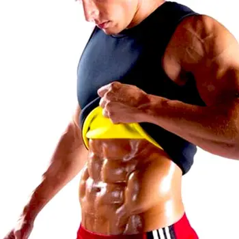 New Men's Gym Neoprene Vest Sweat T-Shirt Enhancing Thermo Body Shapers Slimming Top Waist Tummy Trainer Ultra Sweat Shapers 
New Men's Gym Neoprene Vest Sweat T-Shirt Enhancing Thermo Body Shapers Slimming Top Waist Tummy Trainer Ultra Sweat Shapers