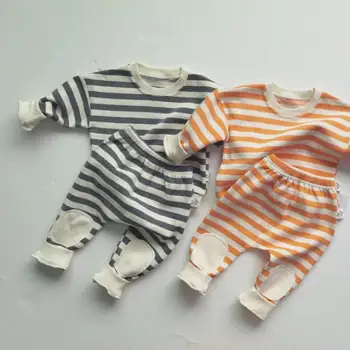 Kids Loose Stripe Sweatshirts Pants Fashion Autumn Boys Clothes Sets Cotton Baby Girls Clothing Suit Toddler Girl Outfits
Kids Loose Stripe Sweatshirts Pants Fashion Autumn Boys Clothes Sets Cotton Baby Girls Clothing Suit Toddler Girl Outfits