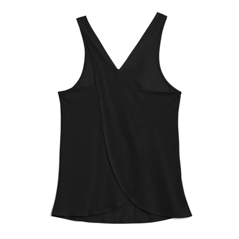 Clothing - Women Quick Dry Cross Back Yoga Shirts