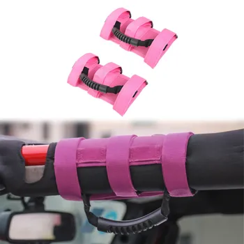 Car Roll Bar Grab Handles Kits For Jeep Wrangler 2007-2016 ABS Pink Mount Side Grab Handle Car Interior Accessories 
Car Roll Bar Grab Handles Kits For Jeep Wrangler 2007-2016 ABS Pink Mount Side Grab Handle Car Interior Accessories