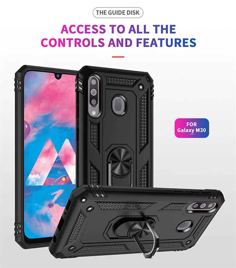 For Samsung Galaxy M30 Case Magnet Car Ring Stand Holder Cover for Samsung Galaxy M30 M 30 SM-M305FN/DS 6.4'' Coque funda capa
For Samsung Galaxy M30 Case Magnet Car Ring Stand Holder Cover for Samsung Galaxy M30 M 30 SM-M305FN/DS 6.4'' Coque funda capa