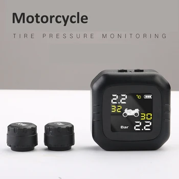TPMS Original Wireless Motorcycle TPMS Tire Pressure Monitoring System Motor Tyre LCD Display External Sensors
TPMS Original Wireless Motorcycle TPMS Tire Pressure Monitoring System Motor Tyre LCD Display External Sensors