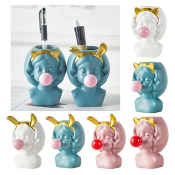 Cute Girl Blowing Bubbles Succulent Planters Vinyl Flower Pot for Home Tabletop Decor, Various Styles Available
Cute Girl Blowing Bubbles Succulent Planters Vinyl Flower Pot for Home Tabletop Decor, Various Styles Available