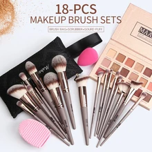 Hot Sale 18pcs Professional Makeup Brush Set Beatuy Power Foundation Make Up Sponges Tool Kit with Cosmetic Bag NEW
Hot Sale 18pcs Professional Makeup Brush Set Beatuy Power Foundation Make Up Sponges Tool Kit with Cosmetic Bag NEW