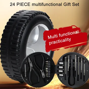 24pcs Durable Car Tyre Tool Kit Practical Sockets Screwdrivers Pliers Multifunctional Bits Replacement Parts Handle Manual
24pcs Durable Car Tyre Tool Kit Practical Sockets Screwdrivers Pliers Multifunctional Bits Replacement Parts Handle Manual