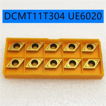20pcs DCMT11T304 UE6020 Carbide Insert Turning Tool Turning Milling Cutter CNC Cutting Tool Slot Cutting DCMT 11T304
20pcs DCMT11T304 UE6020 Carbide Insert Turning Tool Turning Milling Cutter CNC Cutting Tool Slot Cutting DCMT 11T304