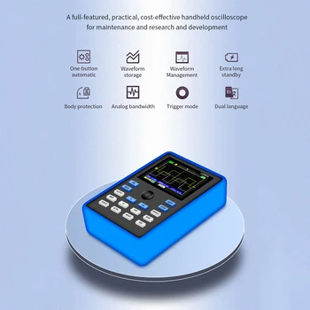 Professional Digital Oscilloscope 500MS/s Sampling Rate 110MHz Analog Bandwidth Support Waveform Storage
Professional Digital Oscilloscope 500MS/s Sampling Rate 110MHz Analog Bandwidth Support Waveform Storage