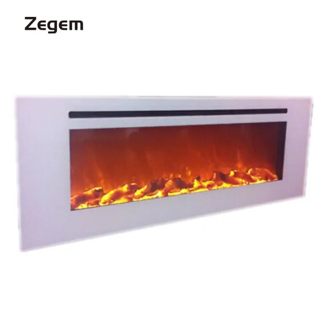 65" remote control modern 1520mm Super Large decor flame Wall mounted recessed steel electric fireplace for sale | Бытовая техника