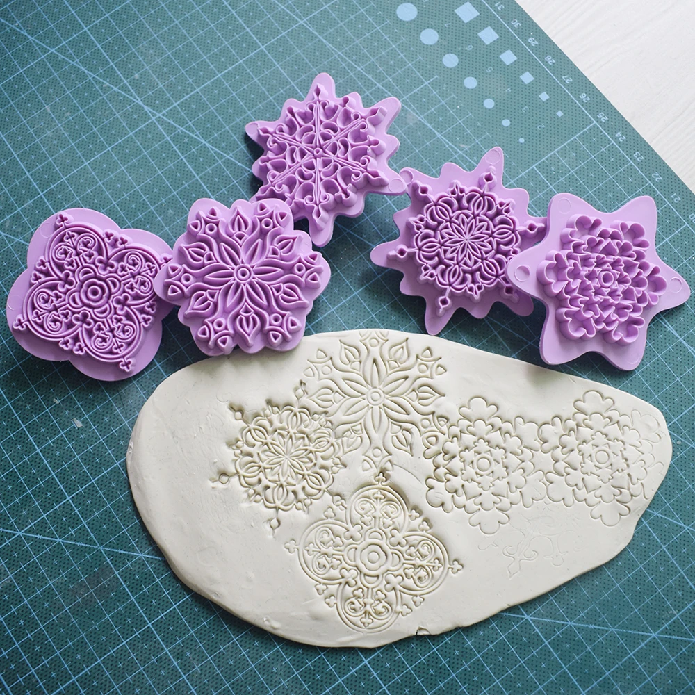 Mandala Lace Pattern Embossing Die Plastic Stamp Polymer Clay Sculpture Texture Stamp Clay Tool 5pcs/set Mandala Dotting Tools
Mandala Lace Pattern Embossing Die Plastic Stamp Polymer Clay Sculpture Texture Stamp Clay Tool 5pcs/set Mandala Dotting Tools