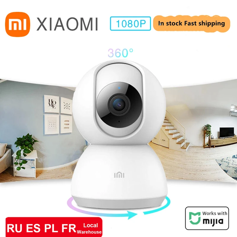 Smart Home Security Camera 360 Angle 1080P 1296P 2K HD WiFi Night Vision Video Action IP Cam Baby Monitor Xiaomi MiHome APP | Электроника
