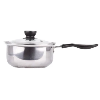 Milk Stainless Steel Single Handle Steam Pot Pan Handles 16cm Thickening Kitchen Heating Cooking Home
Milk Stainless Steel Single Handle Steam Pot Pan Handles 16cm Thickening Kitchen Heating Cooking Home