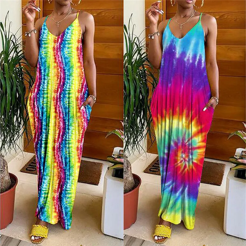 Casual and Loose Colorful Ultrathin Womens Sleeveless Boho Evening Party Beach Bodycon Halter Long Tank Dresses
Casual and Loose Colorful Ultrathin Womens Sleeveless Boho Evening Party Beach Bodycon Halter Long Tank Dresses