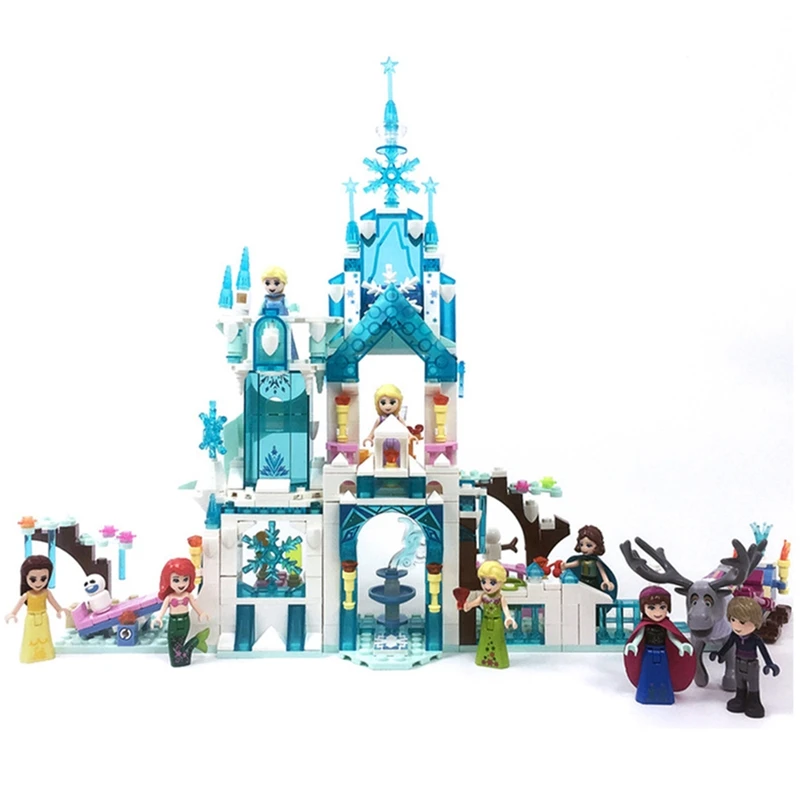 Frozen 2 Castle Building Blocks Snow Queen Elsa Anna Cinderella Ariel Figure Compatible legoinglys Friends Bricks Toys Model
Frozen 2 Castle Building Blocks Snow Queen Elsa Anna Cinderella Ariel Figure Compatible legoinglys Friends Bricks Toys Model