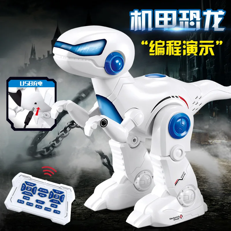 T16 Machinery Dinosaur Toy Wireless Remote Control USB Charging Multi-functional Programming Remote Control Smart Mech Dinosaur
T16 Machinery Dinosaur Toy Wireless Remote Control USB Charging Multi-functional Programming Remote Control Smart Mech Dinosaur