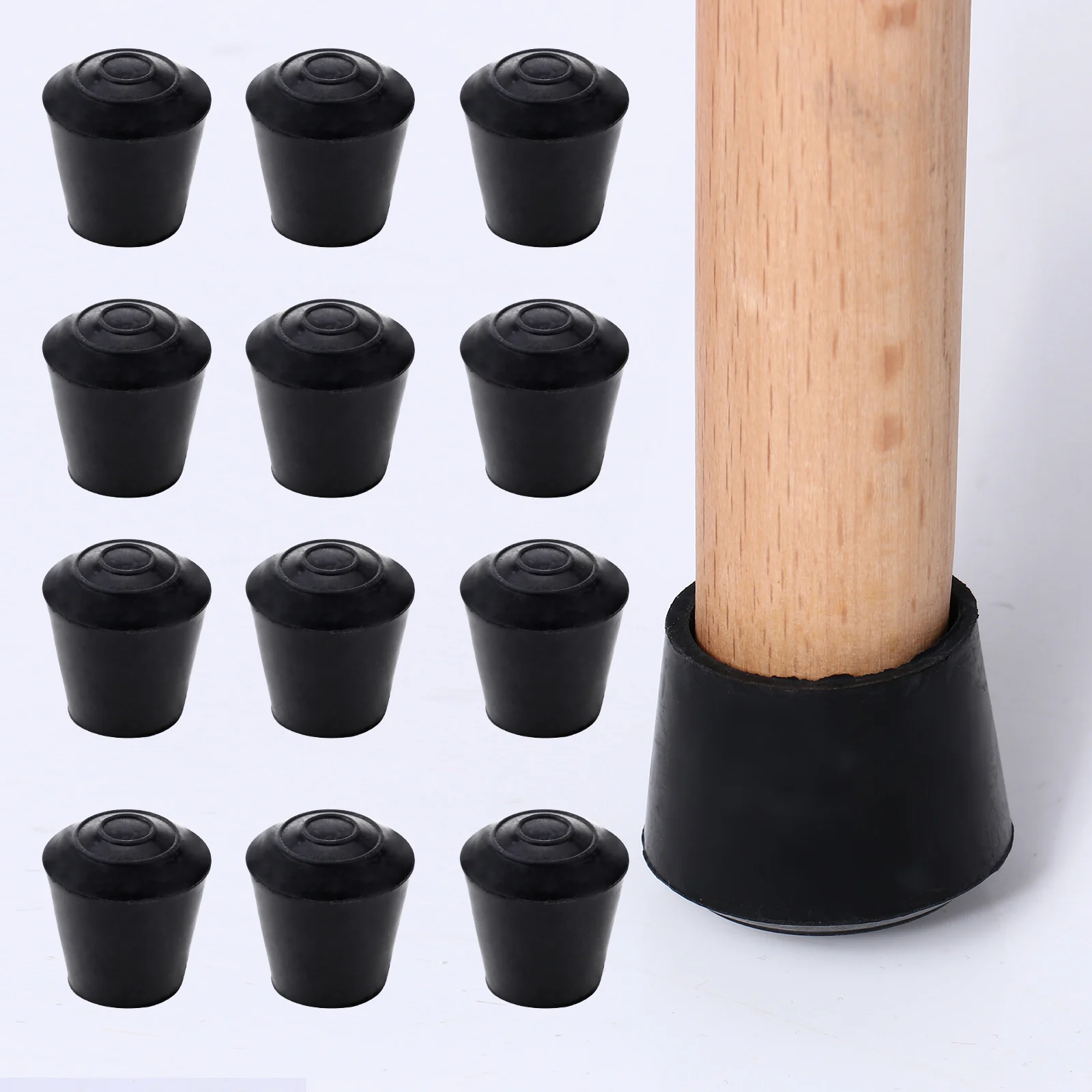 Shop Generic 12 Round Table Leg End Caps Steel Chair Tube Plugs Anti Sl
