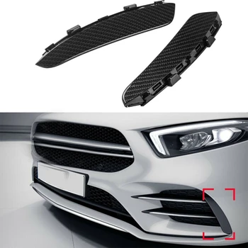 for Mercedes Benz A Class W177 A160 A180 A200 A250 2019+ Carbon Fiber Front Bumper Spoiler Fog Light Air Vent Cover Trim 
for Mercedes Benz A Class W177 A160 A180 A200 A250 2019+ Carbon Fiber Front Bumper Spoiler Fog Light Air Vent Cover Trim