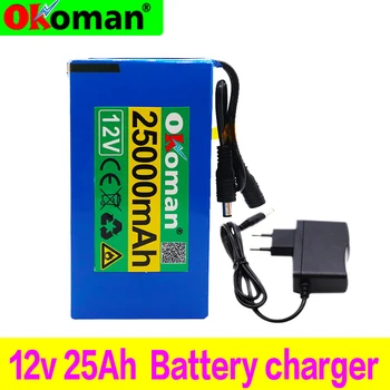 100% 12v 25000mAh lithium-ion Rechargeable battery High Capacity 12.6v 25Ah AC Power Charger With charging indicator + charger
100% 12v 25000mAh lithium-ion Rechargeable battery High Capacity 12.6v 25Ah AC Power Charger With charging indicator + charger