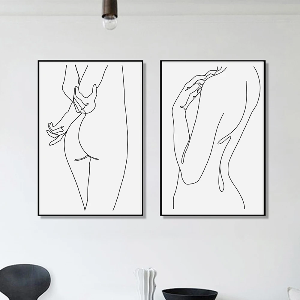 Nordic Abstract Line Female Nude Body Posters And Prints Minimalist Art Canvas Painting Wall Pictures For Bedroom Home Decor
Nordic Abstract Line Female Nude Body Posters And Prints Minimalist Art Canvas Painting Wall Pictures For Bedroom Home Decor