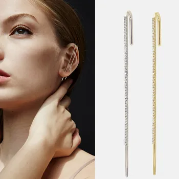 ANDYWEN 925 Sterling Silver Amoret Thread Ear Pin Ear Cuffs Earring Without Piercing Clips Earcuff Cuffs CZ Women Jewelry
ANDYWEN 925 Sterling Silver Amoret Thread Ear Pin Ear Cuffs Earring Without Piercing Clips Earcuff Cuffs CZ Women Jewelry