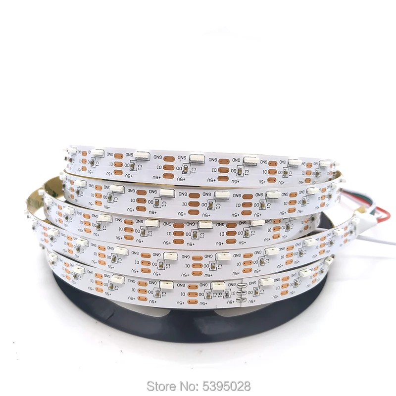 Side shine WS2812B built-in independent IC smart driver chip SMD4020 Led pixel strip lamp programming Non-waterprooDC5V 60led/m
Side shine WS2812B built-in independent IC smart driver chip SMD4020 Led pixel strip lamp programming Non-waterprooDC5V 60led/m