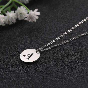 EUEAVAN 10pcs Letter A-Z Alphabet Necklace Women Pendant Stainless Steel Necklaces Chain Fashion Initial Style
EUEAVAN 10pcs Letter A-Z Alphabet Necklace Women Pendant Stainless Steel Necklaces Chain Fashion Initial Style
