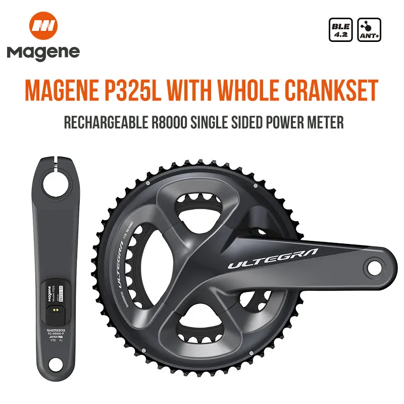 Magene P325L Single Power Meter With Crankset ULTEGRA R8000 Single Drive SHIMANO Road Bike Accessory Parts Rechargeable Computer
Magene P325L Single Power Meter With Crankset ULTEGRA R8000 Single Drive SHIMANO Road Bike Accessory Parts Rechargeable Computer