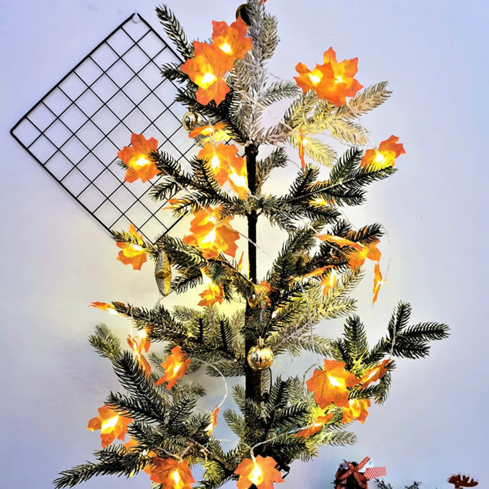 Maple Leaf 1.5M 3M20 Light Wreath Leading Lights Christmas Decoration Autumn Halloween Atmosphere Light String DIY Decoration
Maple Leaf 1.5M 3M20 Light Wreath Leading Lights Christmas Decoration Autumn Halloween Atmosphere Light String DIY Decoration