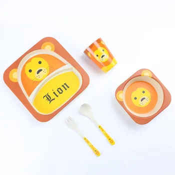 Children tableware five-piece household baby tableware set bowl spoon plate cartoon plate baby complementary food
Children tableware five-piece household baby tableware set bowl spoon plate cartoon plate baby complementary food