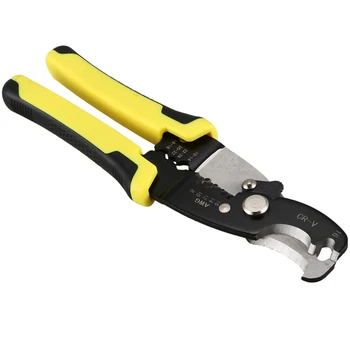 Hand Tool Wire Stripper Cable Cutting Scissors Wire Stripper Cutter 16mm Multi-Tool High Carbon Steel
Hand Tool Wire Stripper Cable Cutting Scissors Wire Stripper Cutter 16mm Multi-Tool High Carbon Steel