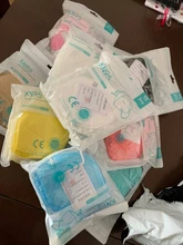 Mascarillas FPP2 para adultos, de 5 capas máscaras protectoras, reutilizables, con certificado CE KN95, FFP2, 10 colores variados