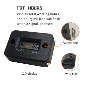 Motorcycle Computer Hour Meter with Battery Timer with Inductive Protable Motorcycle Digital Meter Jet Ski Timer Accumulator
Motorcycle Computer Hour Meter with Battery Timer with Inductive Protable Motorcycle Digital Meter Jet Ski Timer Accumulator