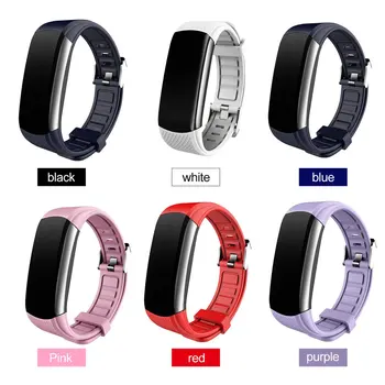 C6T Body Temperature Bracelet Watch Information Push Sleep Exercise Step Waterproof Sports Bracelet Thermometer
C6T Body Temperature Bracelet Watch Information Push Sleep Exercise Step Waterproof Sports Bracelet Thermometer