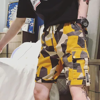 2020 Summer Camoflage Men Elastic Waist Shorts Bermuda Homme Short Pantalon Court Bermudas Masculino Short Hombre Casual Yellow
2020 Summer Camoflage Men Elastic Waist Shorts Bermuda Homme Short Pantalon Court Bermudas Masculino Short Hombre Casual Yellow
