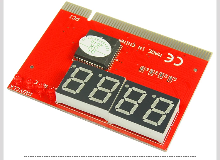 NEW Four red computer fault diagnosis card PCI main board diagnostic card specification four detection card package test
NEW Four red computer fault diagnosis card PCI main board diagnostic card specification four detection card package test