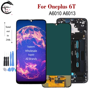 6.41" LCD With Frame For Oneplus 6T A6010 A6013 Display Screen Touch Sensor Digitizer Assembly oneplus6T One plus 1+ 6T Display
6.41" LCD With Frame For Oneplus 6T A6010 A6013 Display Screen Touch Sensor Digitizer Assembly oneplus6T One plus 1+ 6T Display