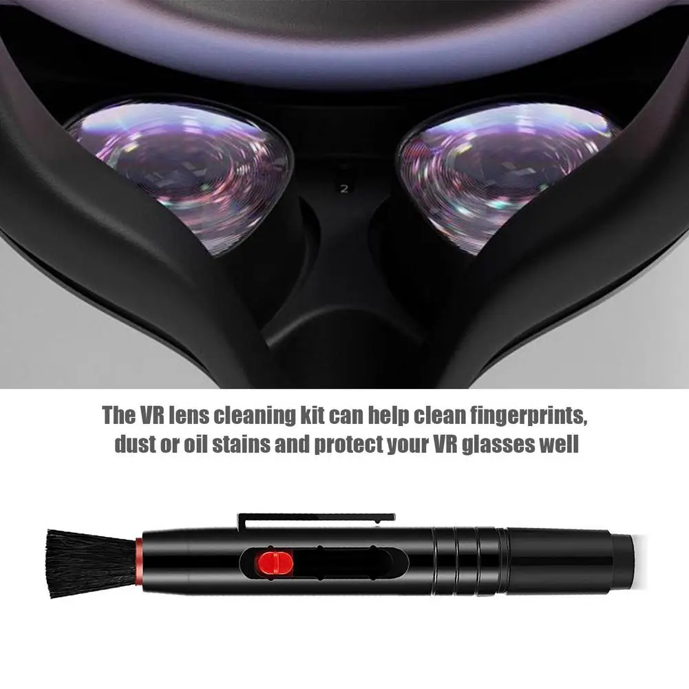 Фото Ручки для чистки кистей подходят Oculus Quest 2 VR гарнитуры выдвижная щетка линз
