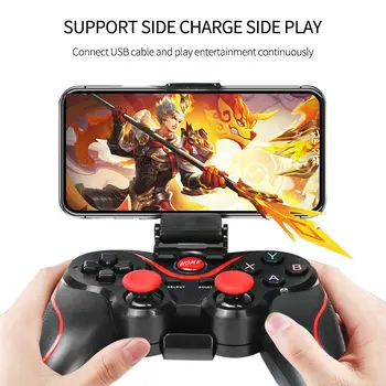 Wireless Gamepad For Android Phone/PC/PS3/TV Box Joystick Joypad Game Controller Gaming Joystick For Xiaomi SmartPhone Holder
Wireless Gamepad For Android Phone/PC/PS3/TV Box Joystick Joypad Game Controller Gaming Joystick For Xiaomi SmartPhone Holder