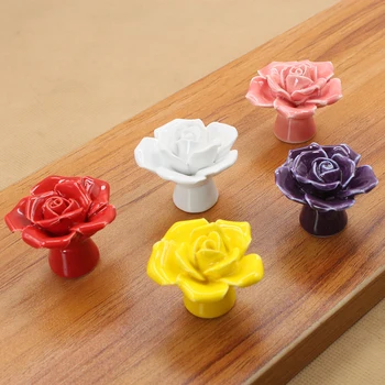 Rose Appearance Ceramic Door Knobs And Handles Drawer Knobs Handles Cabinet Wardrobe Handle Modern Simple Colorful Handles
Rose Appearance Ceramic Door Knobs And Handles Drawer Knobs Handles Cabinet Wardrobe Handle Modern Simple Colorful Handles