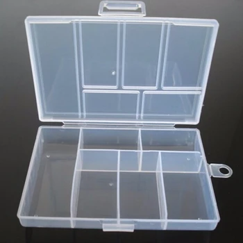 Wholesale 6 Slots Jewelry Boxes White Plastic Tool Box Adjustable Craft Organizer Storage Beads Bracelet Jewelry Boxes F666
Wholesale 6 Slots Jewelry Boxes White Plastic Tool Box Adjustable Craft Organizer Storage Beads Bracelet Jewelry Boxes F666