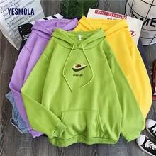 YESMOLA Kawaii Avocado Print Cartoon Hoodie Women Sweatshirts Streetwear Harajuku Korean Couple Hoodies Personality Hip Hop Pull 
YESMOLA Kawaii Avocado Print Cartoon Hoodie Women Sweatshirts Streetwear Harajuku Korean Couple Hoodies Personality Hip Hop Pull